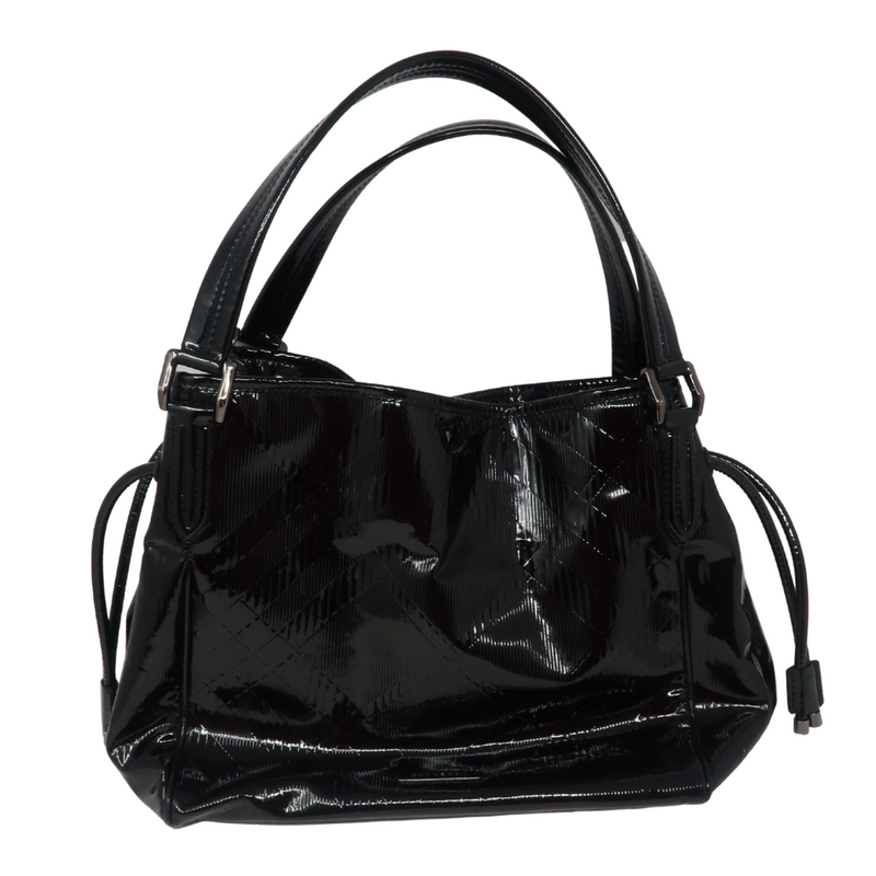 Burberry black leather hobo 2025 bag