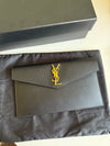 YSL Black Uptown Clutch