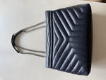 YSL Navy Blue Medium Loulou