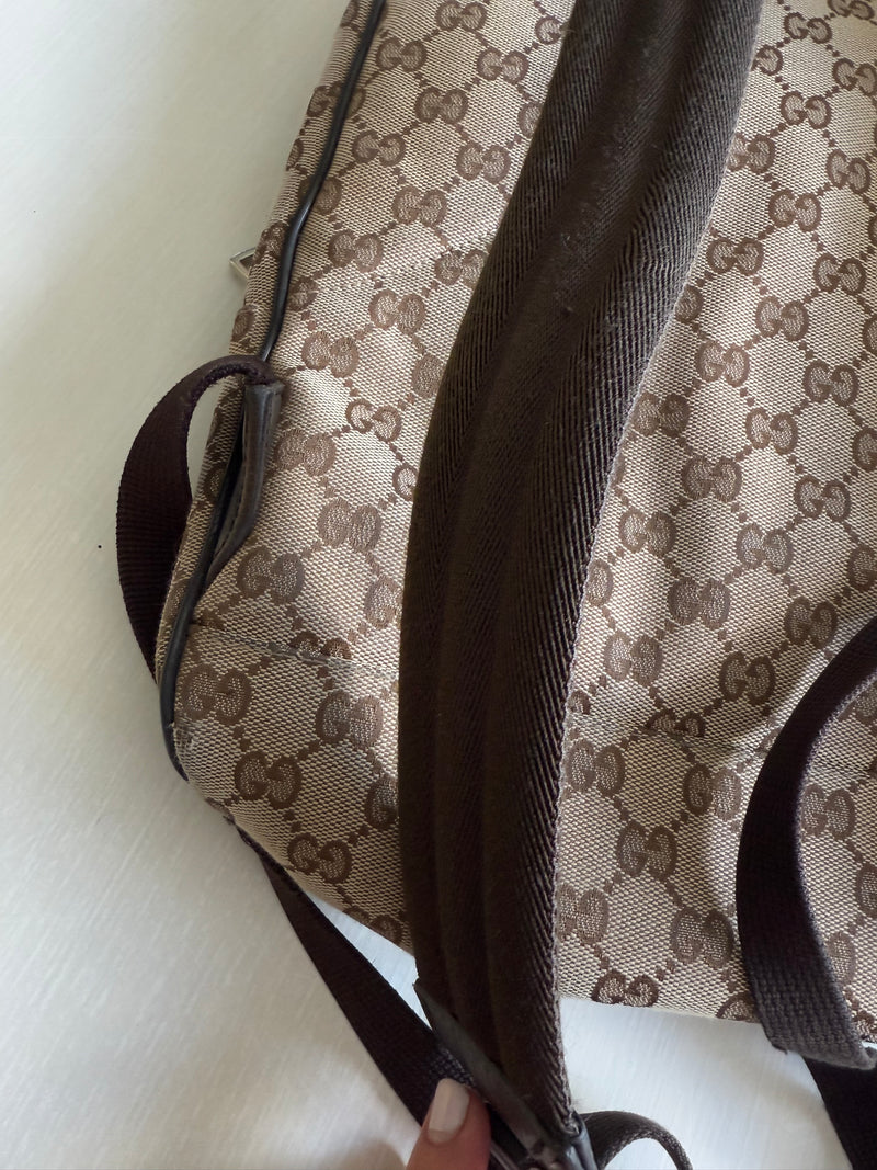 Gucci Canvas Backpack