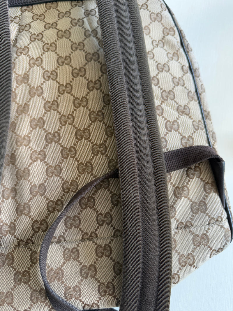 Gucci Canvas Backpack