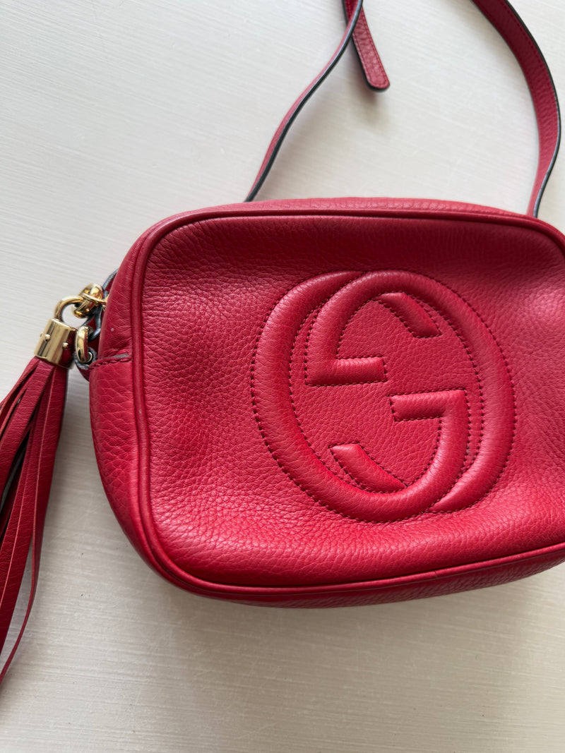 Gucci Beige Soho Camera Crossbody