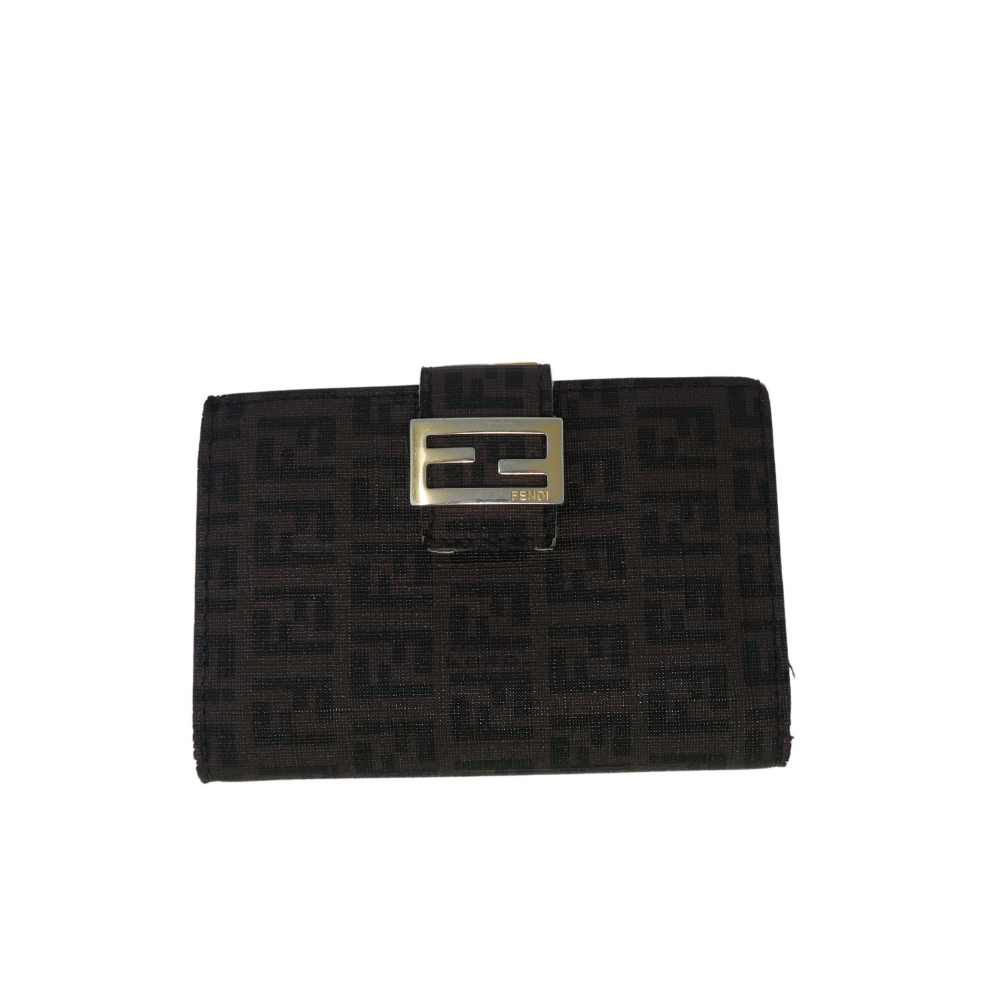 Fendi monogram wallet sales