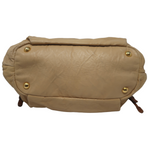 Prada Beige Leather Shoulder Bag